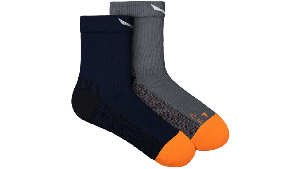 Salewa MTN Trainer Alpine Merino Qrt Sock - Men's, Navy Blazer, S, 00-0000069034-3961-S, Navy Blazer, 39-41, 00-0000069034-3961-S