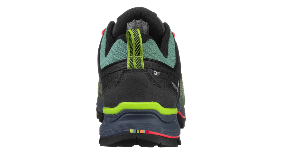 Salewa MTN Trainer Lite GTX Hiking Boots - Womens, Feld Green/Fluo Coral, 10, 00-0000061362-5585-10