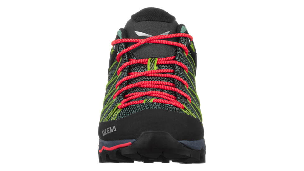 Salewa MTN Trainer Lite GTX Hiking Boots - Womens, Feld Green/Fluo Coral, 10, 00-0000061362-5585-10