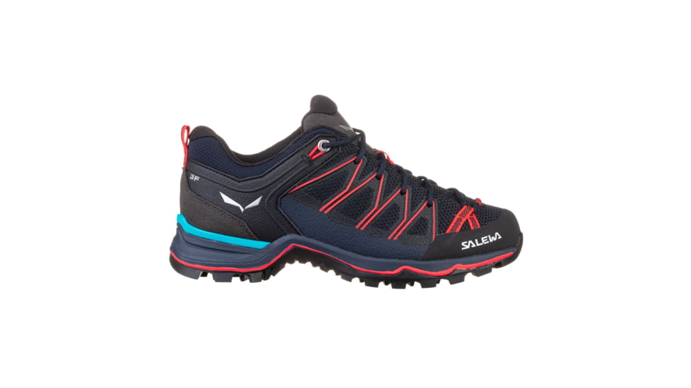 Salewa MTN Trainer Lite Hiking Shoes - Womens, Premium Navy/Fluo Coral, 9.5, 00-0000061364-3993-9.5
