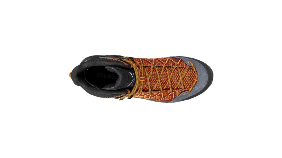 Salewa MTN Trainer Lite Mid GTX Hiking Shoes - Mens, Black Out/Carrot, 9.5, 00-0000061359-927-9.5