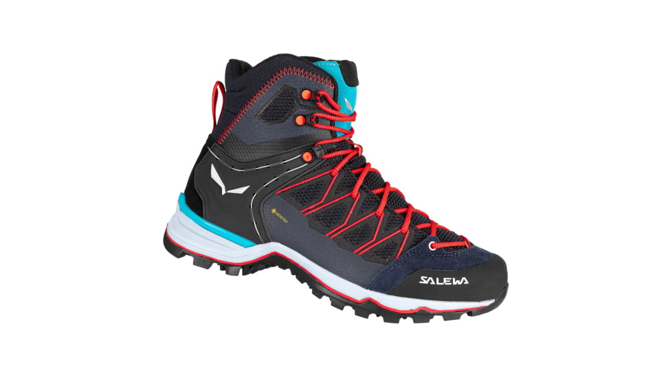 Salewa MTN Trainer Lite Mid GTX Hiking Shoes - Womens, Premium Navy/Blue Fog, 7, 00-0000061360-3989-7