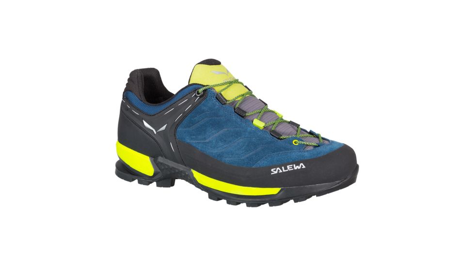 Salewa MTN Trainer Men's Approach Shoes, Poseidon/Sulphur Spring, 00-0000063470-8965