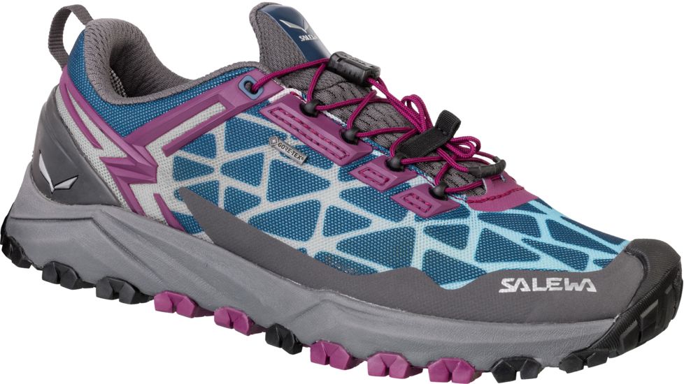 Salewa Multi Track GTX Hiking Shoe - Women's-Magenta Purple/Dark Denim-Medium-7