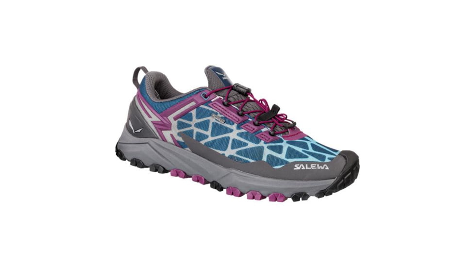 Salewa Multi Track GTX Women's Hiking Shoes, Magenta Purple/Dark Denim, 00-0000064413-6125