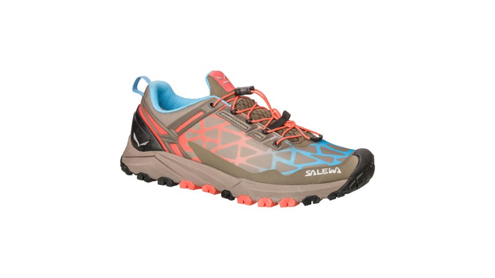 Salewa Multi Track Women's Hiking Shoes, Cinder/Hot Coral, 00-0000064415-726
