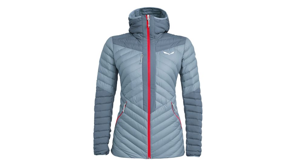Salewa Ortles Light 2 Down Hooded Jacket - Womens, Flint Stone/0340, Extra Small, 00-0000027164-311-XS