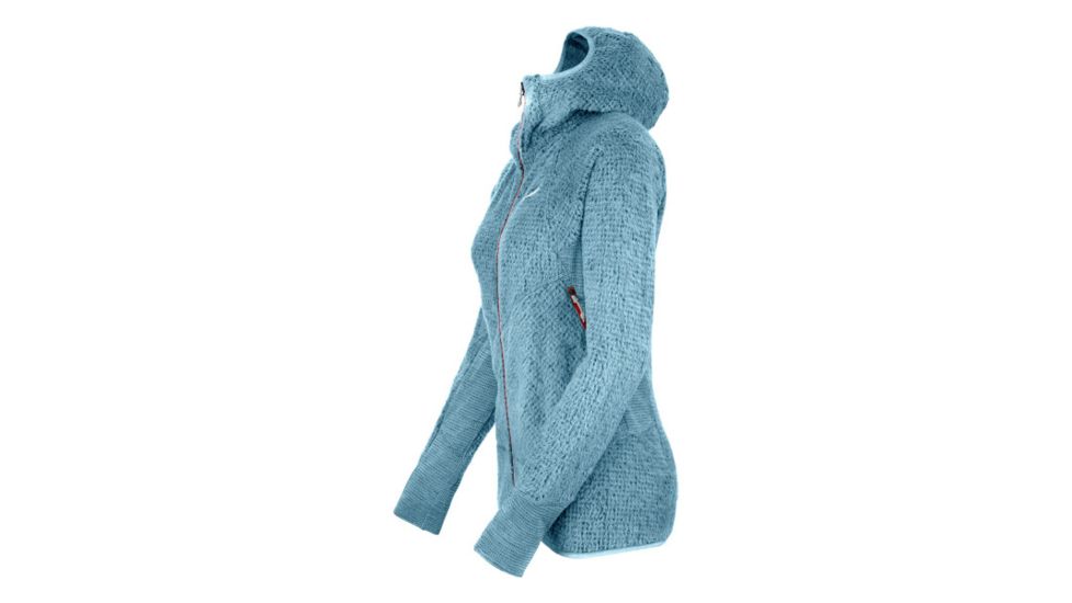 Salewa Ortles Ptc/Wo Hloft Full Zip Hoody - Womens, Blue Fog, Small, 00-0000027518-341-S