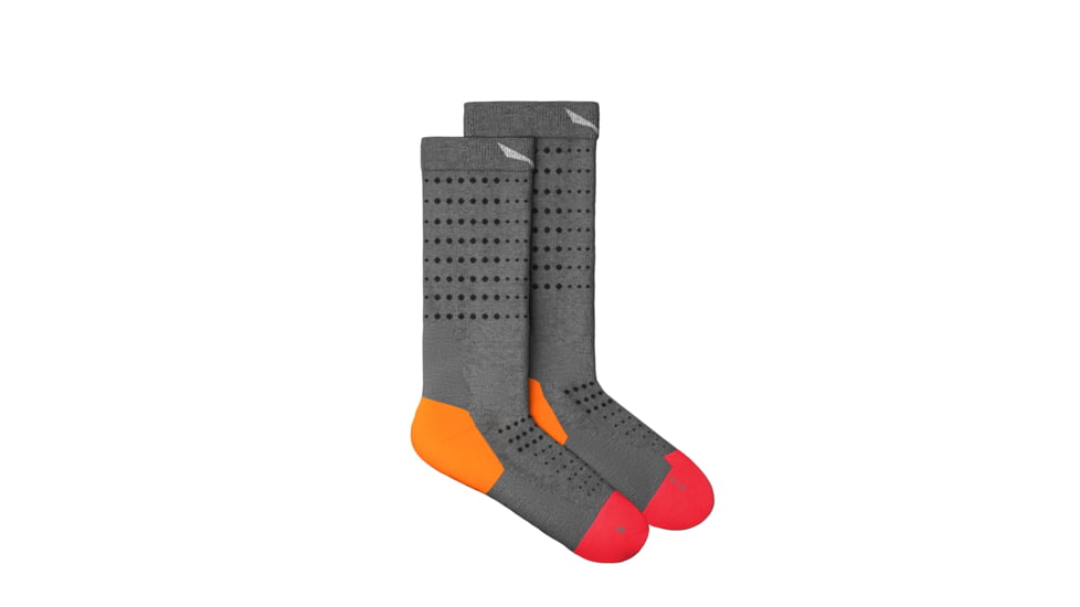 Salewa Pedroc AM Crew Sock - Women's, L. Grey M., 36-38, 00-0000069052-0641-S