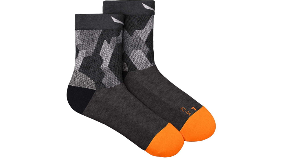 Salewa Pedroc Camu Am M Qrt Sock - Men's, Black Out, L, 00-0000069041-911-L, Black Out, 45-47, 00-0000069041-0911-L