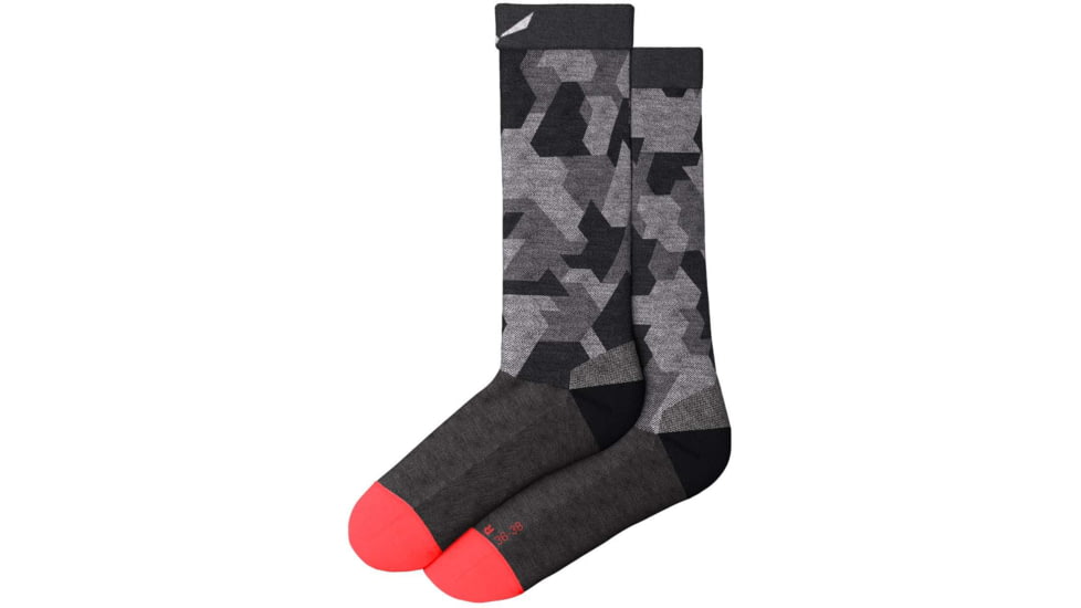 Salewa Pedroc Camu Am W Crew Sock - Womens, Black Out, L, 00-0000069038-911-L