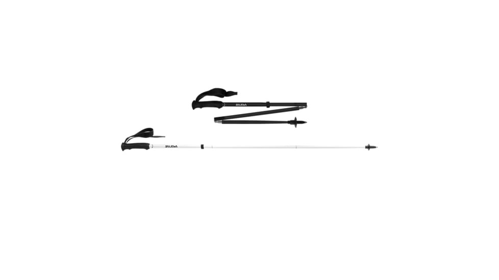Salewa Pedroc Carbonium Poles, Black/White, 135, 00-0000005668-0905-135