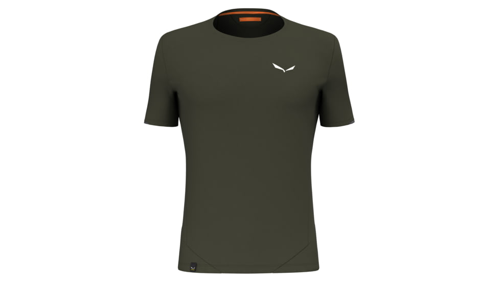 Salewa Pedroc Dry Hybrid T-Shirt - Men, Extra Small, Dark Olive, 00-0000028583-5280-XS