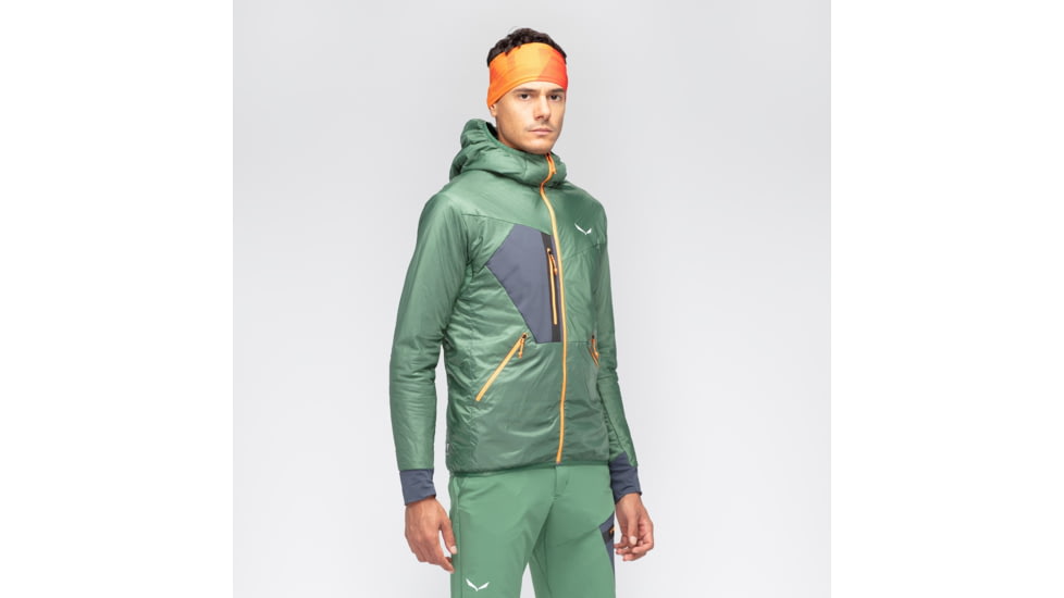 Salewa Pedroc Hyb. Awp Hood Jacket - Mens, Myrtle, Large, 00-0000027427-5941-L