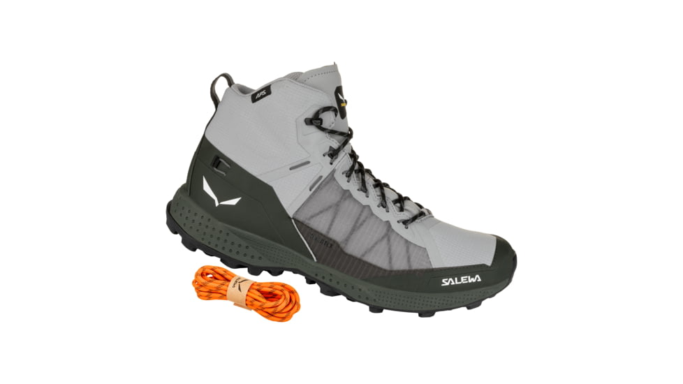 Salewa Pedroc Pro Mid PTX Hiking Shoes - Men's, Alloy/Dark Olive, 11.5, 00-0000061418-0543-11.5