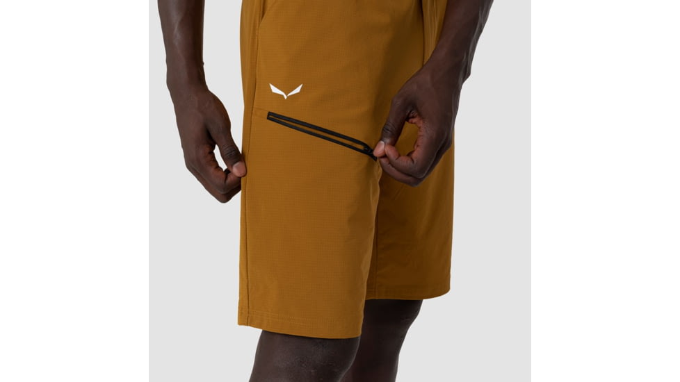 Salewa Puez 3 DST Shorts - Mens, Golden Brown, M, 00-0000027401-7020-M