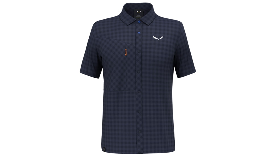 Salewa Puez Dry S/S Shirt - Men's, Navy Blazer, XL, 00-0000028627-3960-XL