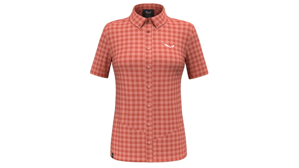 Salewa Puez Dry S/S Shirt - Women's, Lantana Pink, XL, 00-0000028628-6350-XL