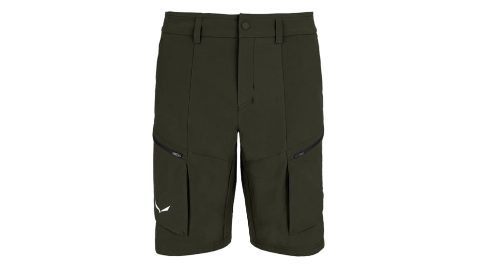 Salewa Puez DST Cargo Shorts - Mens, Dark Olive, S, 00-0000028314-5280-S