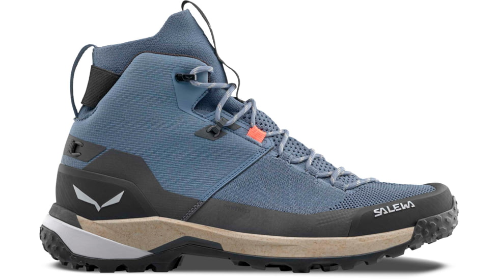 Salewa Puez Knit Mid PTX Hiking Boots - Mens, Java Blue/Black, 12 US, 00-0000061434-8769-12