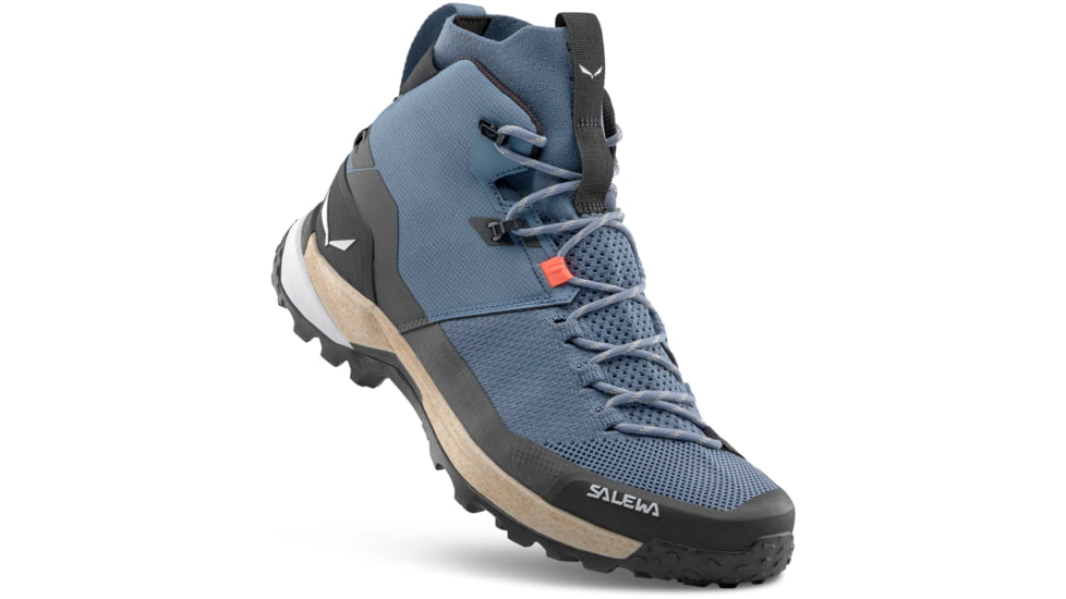 Salewa Puez Knit Mid PTX Hiking Boots - Mens, Java Blue/Black, 12 US, 00-0000061434-8769-12