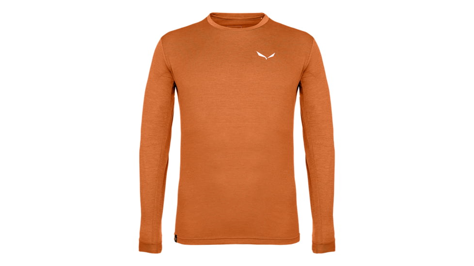 Salewa Puez Melange Dry Long Sleeve Tee - Mens, Autumnal Melange, XL, 00-0000027453-4176-XL