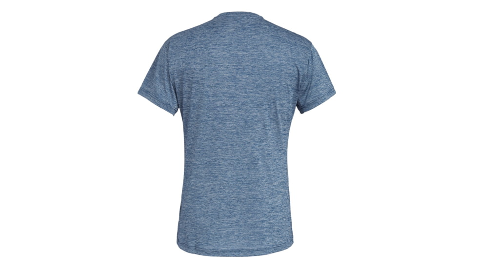 Salewa Puez Melange Dry Short Sleeve Tee - Mens, Poseidon Melange, Medium, 00-0000026537-8968-M