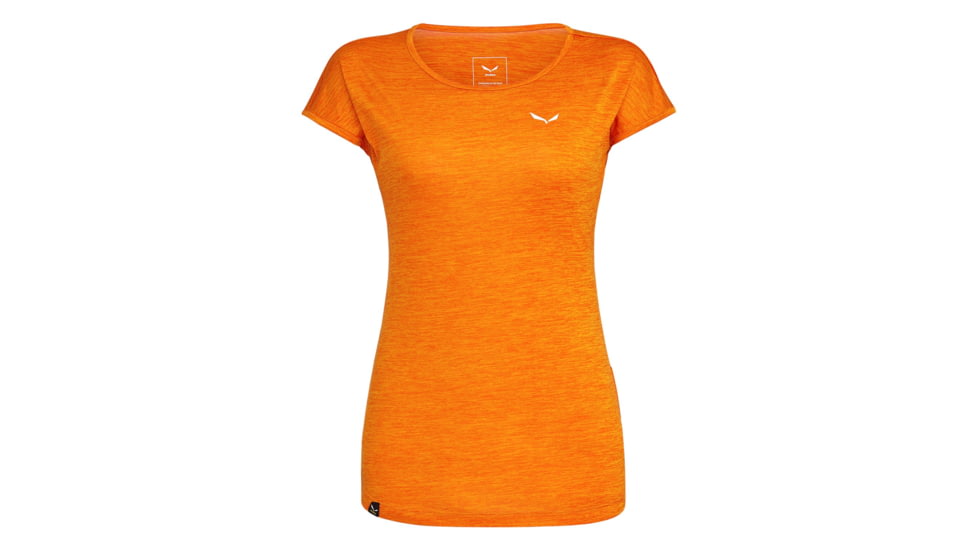 Salewa Puez Melange Dry Short Sleeve Tee - Womens, Glory Melange, Small, 00-0000026538-4639-S