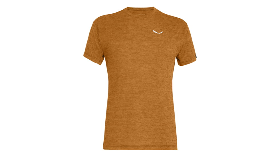 Salewa Puez Melange Dry T-Shirt - Mens, Golden Brown Melange, S, 00-0000026537-7026-S