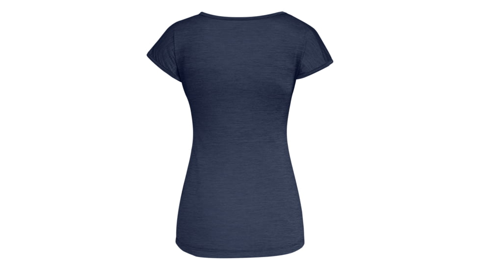 Salewa Puez Melange Dry T-Shirt - Womens, Navy Blazer Melange, M, 00-0000026538-3966-M