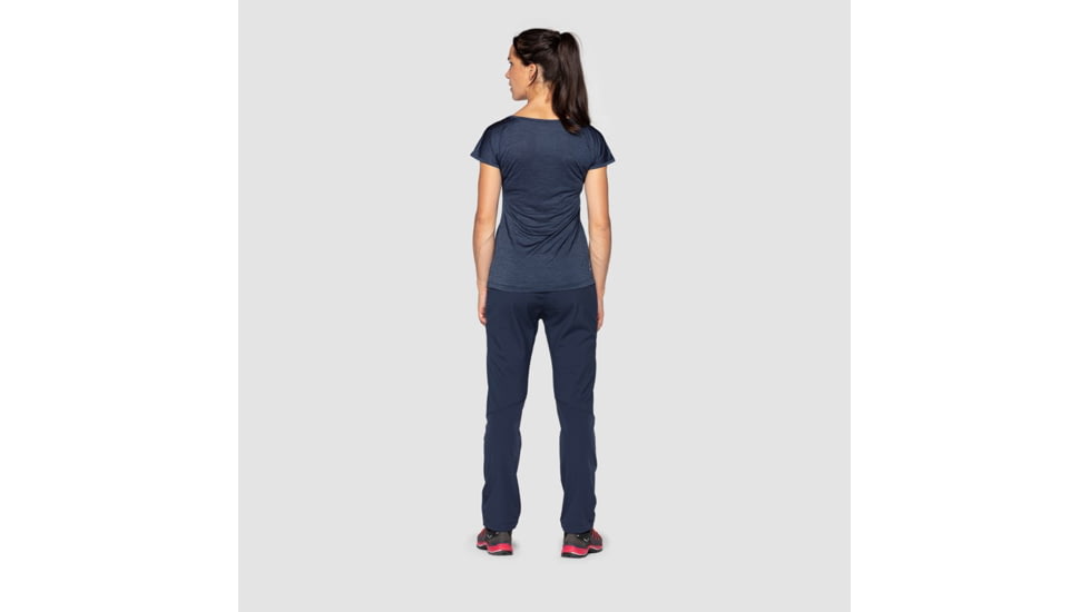 Salewa Puez Melange Dry T-Shirt - Womens, Navy Blazer Melange, M, 00-0000026538-3966-M