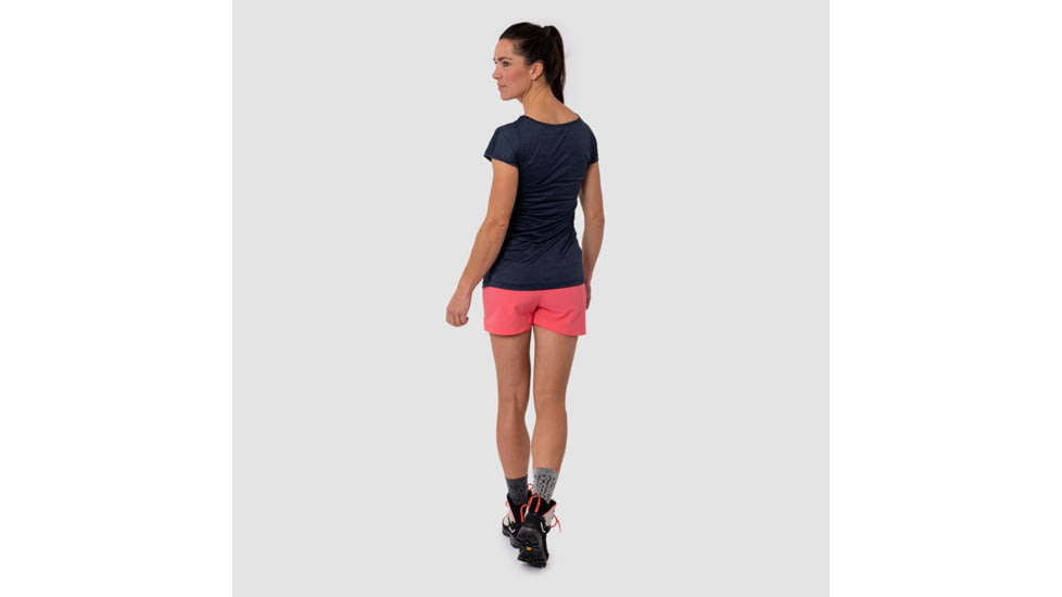 Salewa Puez Melange Dry T-Shirt - Womens, Navy Blazer Melange, M, 00-0000026538-3966-M