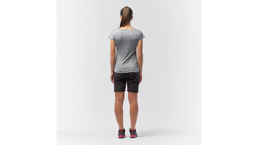 Salewa Puez Melange Dry T-Shirt - Womens, Quiet Shade Melange, XL, 00-0000026538-0538-XL