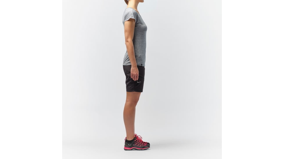 Salewa Puez Melange Dry T-Shirt - Womens, Quiet Shade Melange, XL, 00-0000026538-0538-XL