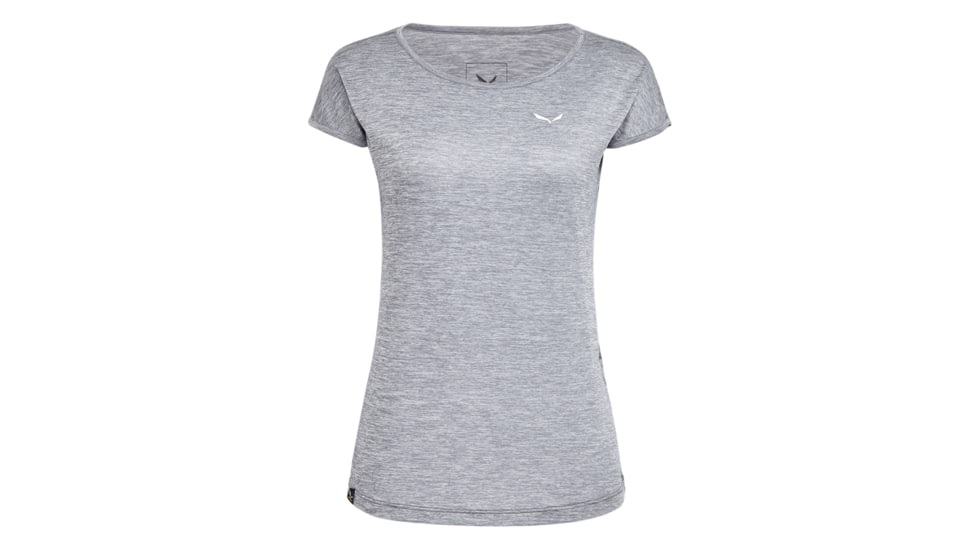 Salewa Puez Melange Dry T-Shirt - Womens, Quiet Shade Melange, XL, 00-0000026538-0538-XL