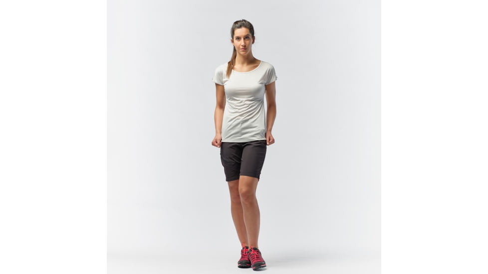 Salewa Puez Melange Dry T-Shirt - Womens, White Melange, L, 00-0000026538-0028-L
