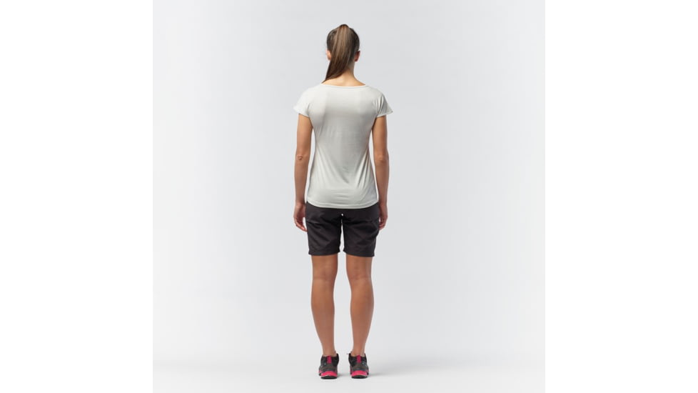Salewa Puez Melange Dry T-Shirt - Womens, White Melange, L, 00-0000026538-0028-L