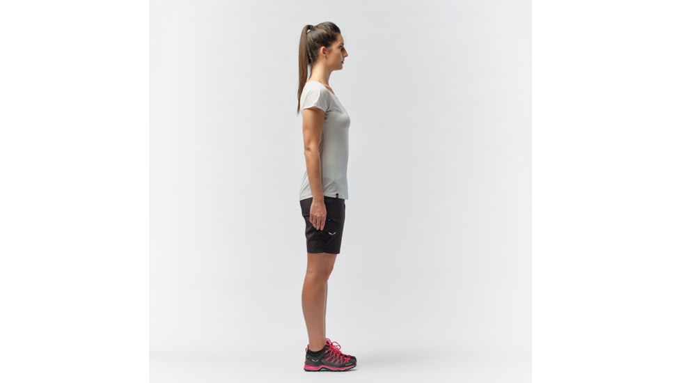Salewa Puez Melange Dry T-Shirt - Womens, White Melange, L, 00-0000026538-0028-L