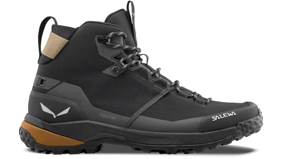 Salewa Puez Mid PTX Hiking Boots - Mens, Black/Black, 8.5 US, 00-0000061438-971-8-5