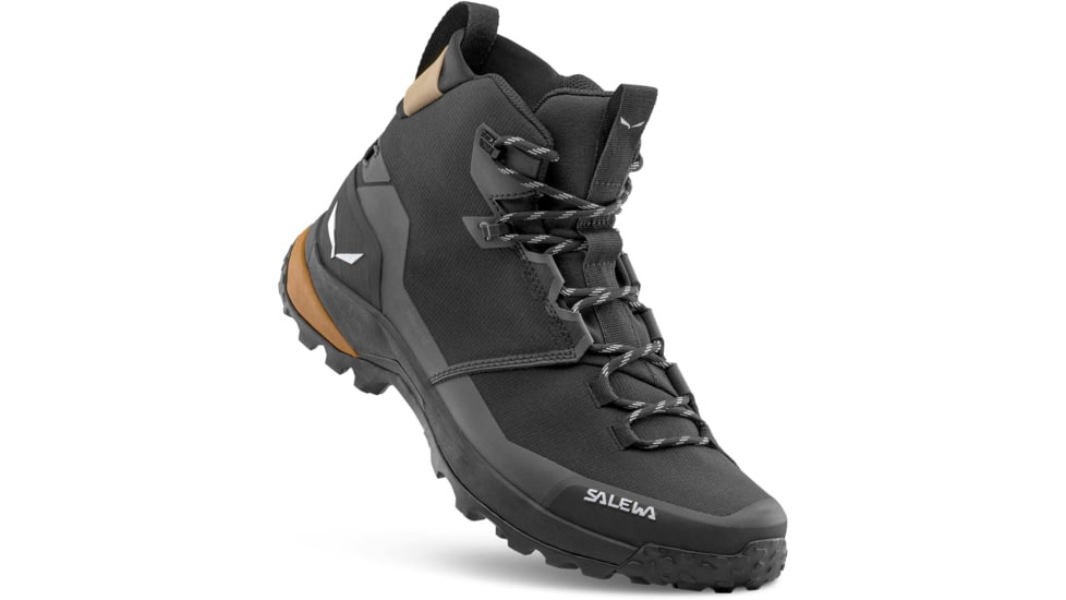Salewa Puez Mid PTX Hiking Boots - Mens, Black/Black, 8.5 US, 00-0000061438-971-8-5