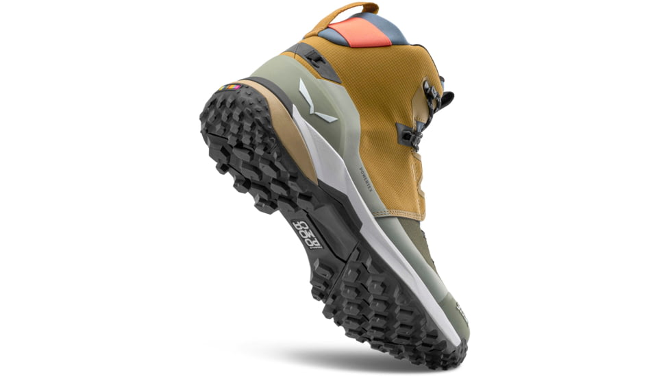 Salewa Puez Mid PTX Hiking Boots - Mens, Golden Brown/Shadow, 8.5 US, 00-0000061438-2151-8-5