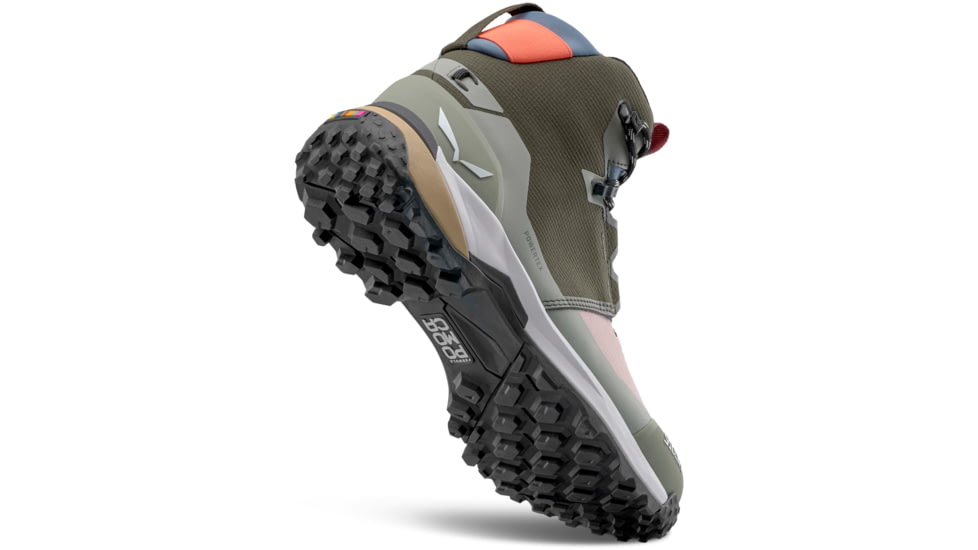 Salewa Puez Mid PTX Hiking Boots - Womens, Dark Olive/Shadow, 6.5 US, 00-0000061439-5651-6-5