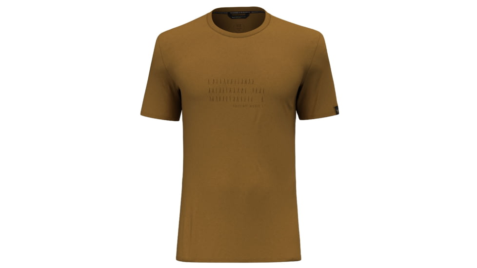 Salewa Pure Box Dry T-Shirt - Mens, Golden Brown, Extra Small, 28378-7020-XS