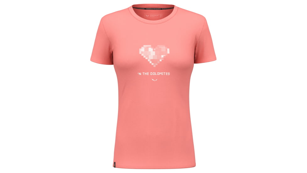 Salewa Pure Heart Dry T-Shirt - Women's, Lantana Pink, XL, 00-0000028638-6350-XL
