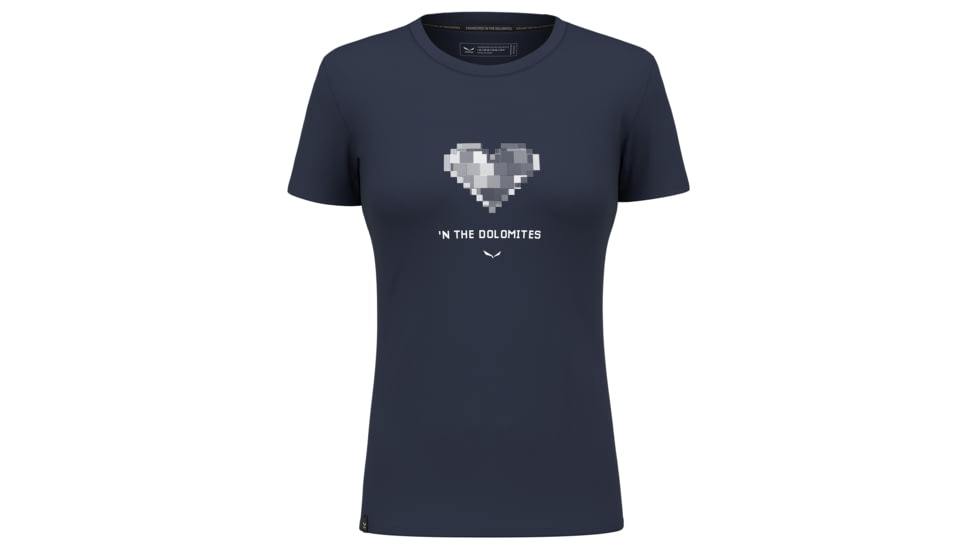 Salewa Pure Heart Dry T-Shirt - Women's, Navy Blazer, M, 00-0000028638-3960-M