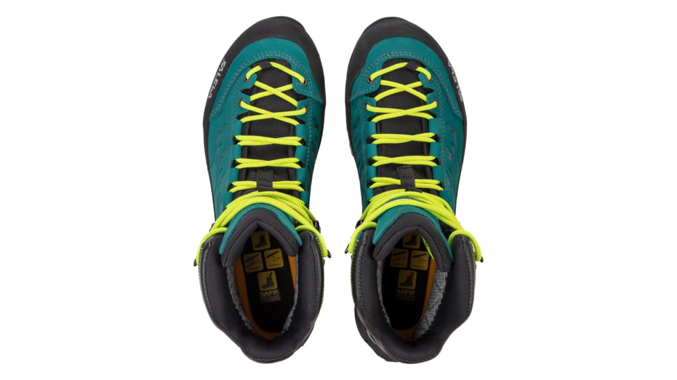 Salewa Rapace GTX Mountaineering Boot - Womens, Shaded Spruce/Sulphur Spring, 6.5, 00-0000061333-8630-6.5