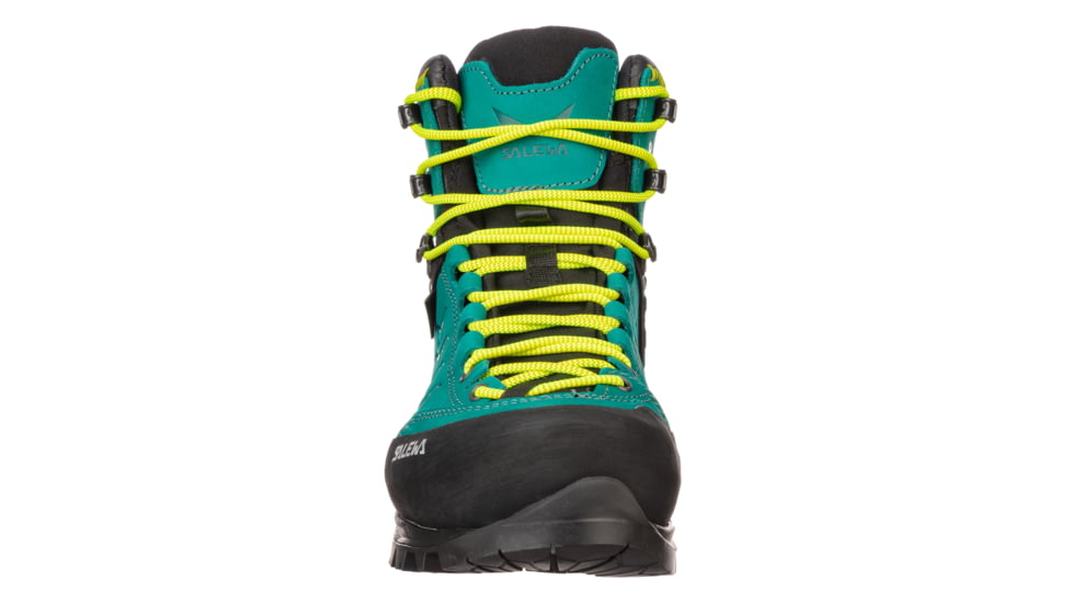 Salewa Rapace GTX Mountaineering Boot - Womens, Shaded Spruce/Sulphur Spring, 6.5, 00-0000061333-8630-6.5