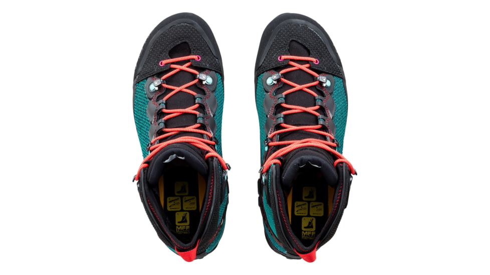 Salewa Raven 3 GTX Mountaineering Shoes - Womens, Malta/Vivacious, 9, 00-0000061344-8736-9