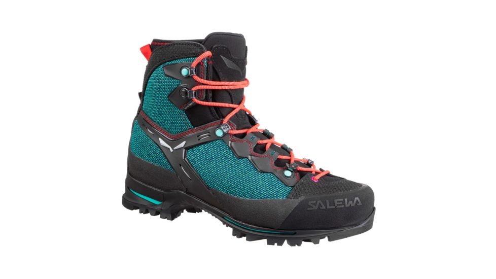 Salewa Raven 3 GTX Mountaineering Shoes - Womens, Malta/Vivacious, 9, 00-0000061344-8736-9