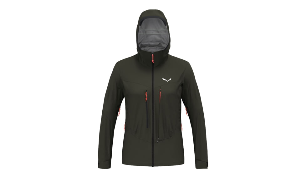 Salewa Sella 3L Ptx Jacket - Womens, Dark Olive, Medium, 28729-5280-M